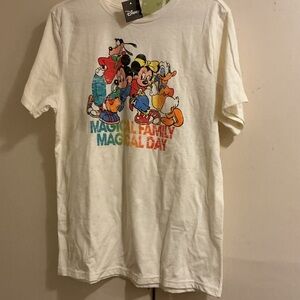 Disney White Magical Day Tee with Classic Characters